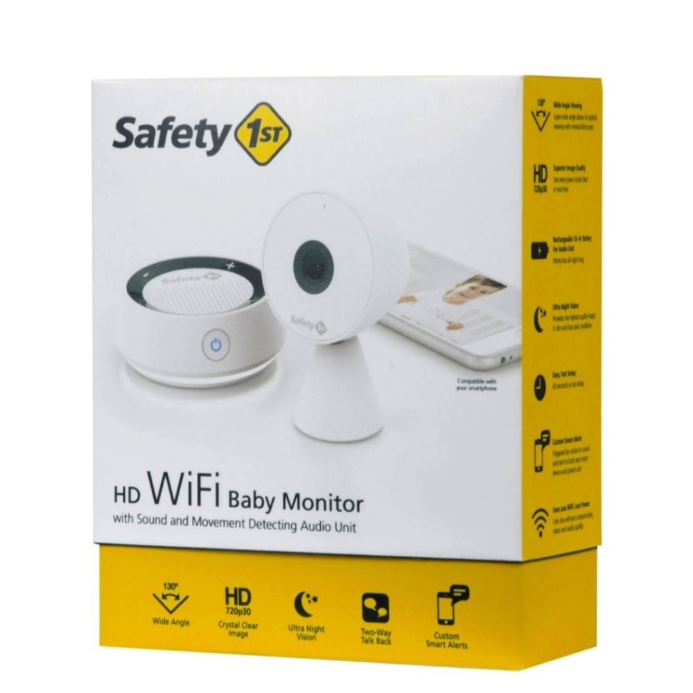 BRAND NEW SAFTY 1ST HD WIFI BABY MONITOR WITH SMART AUDIO UNIT